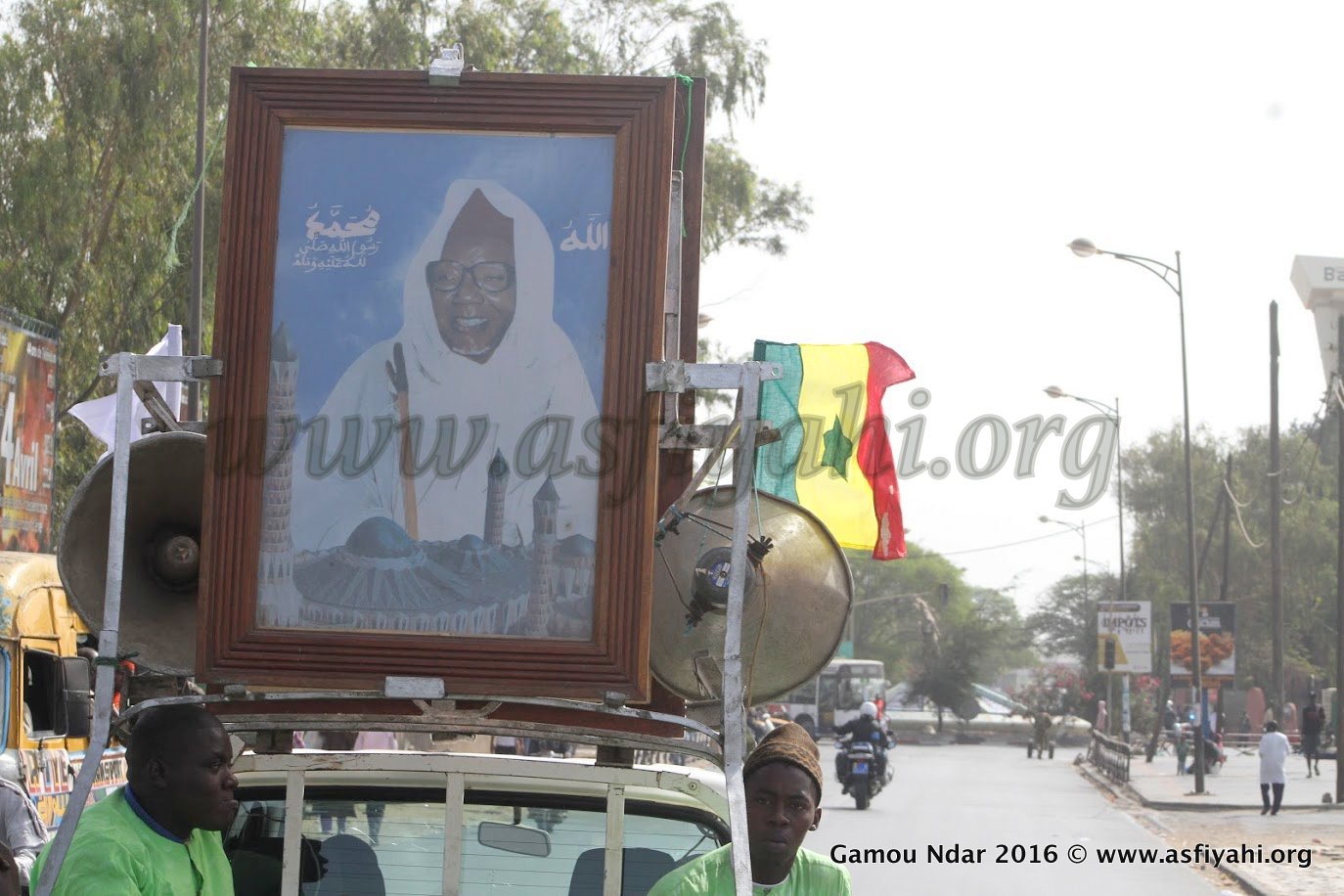 PHOTOS - GAMOU NDAR 2016 - Vivez les temps-forts du Convoi Dakar - Tivaouane - Saint-Louis (1ére Partie) ; Les Fidèles répondent à l'appel de Serigne Babacar Sy (rta), sous la Direction de Serigne Abdoul Aziz Sy Al Amine 
