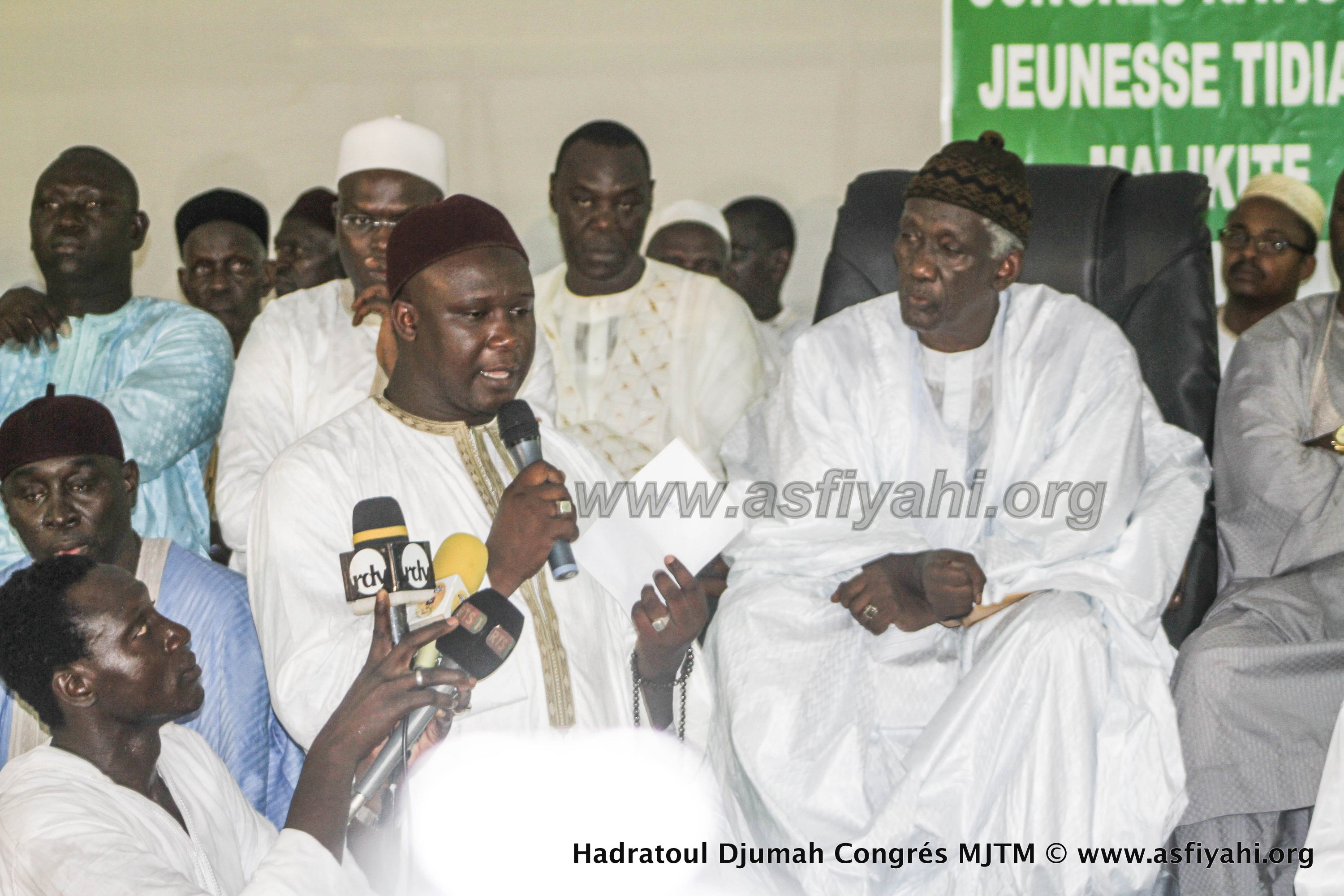PHOTOS - 29 JUILLET 2016 À DAKAR - Les Images de la Hadratoul Djumah du Congrès de la Jeunesse Tidiane Malikite, présidée par Serigne Mbaye Sy Abdou  et le Maire de Dakar , Khalifa Ababacar Sall