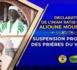 VIDÉO - Suspension des prières du Vendredi : Déclaration Imam Ratib de Dakar Alioune Moussa SAMB -