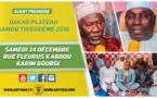 VIDEO - Suivez l'avant-Premiere du Gamou de Thieudéme 2016, ce Samedi 24 Décembre, animé par Tafsir Abdourahmane Gaye et Cherif Mamine Aidara