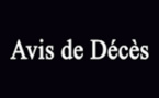 AVIS DE DEÇÉS - Sokhna Mbayang Diongue, Mère d'El Hadj Pathé Diop, Assistant de Serigne Abdoul Aziz Sy Al Amine