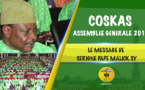 VIDEO - TIVAOUANE - Suivez l'Assemblée Générale du COSKAS, édition 2017, présidée par Serigne Pape Malick Sy