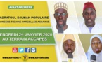 ANNONCE - Hadratoul Djumah Populaire Vendredi 24 Janvier 2020 au Terrain Acapes