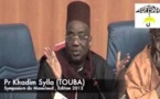 VIDEO - SYMPOSIUM MAWLID 2013 :  Pr Khadim Sylla de Touba invite à la vulgarisation des ouvrages Massâlikoul Djinân de Serigne Touba et Kifâyatou Râghibîne d'El Hadj Malick Sy