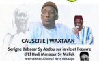 VIDEO - Causerie de Serigne Babacar Sy Abdou sur la vie et l’œuvre d’El Hadj Mansour Sy Malick