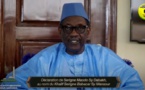 Déclaration Serigne Maodo Sy Dabakh, au nom du Khalif Serigne Babacar Sy Mansour