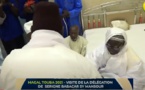 MAGAL TOUBA 2021 - VISITE DE LA DÉLÉGATION DE SERIGNE BABACAR SY MANSOUR CHEZ SERIGNE MOUNTAKHA
