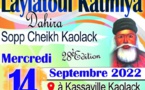 Leylatoul Katmiya de la Dahira Sope Cheikh de Kaolack, Mercredi 14 Septembre 2022 