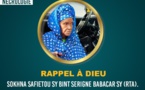 Rappel à Dieu de Sokhna Safiétou SY Bint Serigne Babacar SY (Rta)