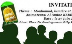 LES EXPOSÉS DE EUTOU-MAODO:  - Seydina Mouhamad (saw), lumière et prophétie dans le Tayssir , ce Samedi 27 Juin 2015 à 10h aux HLM Patte d'oie