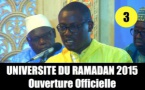 VIDEO - Universités du Ramadan 2015 - Allocution de Serigne Cheikh Tidiane Sy Maodo et Fin 