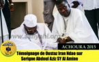 VIDEO - Ecoutez le Témoignage de Oustaz Iran Ndao sur Serigne Abdoul Aziz Sy Al Amine