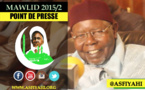 VIDEO - POINT DE PRESSE GAMOU TIVAOUANE 2015/2 - Suivez l'intégralité du Message de Serigne Abdoul Aziz Sy Al Amine aux Pèlerins