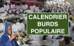 Voici le Calendrier des Burds Populaires du COSKAS, Mawlid 2015/2, AU Senegal et dans la Diaspora 