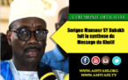 VIDEO - Ceremonie Officielle Mawlid 2015 - Serigne Mansour Sy Dabakh fait la synthèse du Message du Khalif