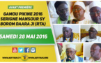 ANNONCE VIDEO - Suivez l'avant-première du Gamou de Pikine Serigne Mansour Sy Borom Daara Ji (rta) de ce  Samedi 28 Mai 2016 