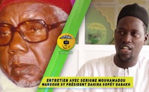 VIDEO -  Entretien avec Serigne Mouhamadoul Mansour SY Président du Dahira Sopéy Dabakh de Ouagou Niaye 2 Copée