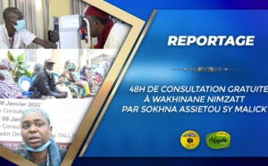 REPORTAGE: 48H de Consultation gratuite à Wakhinane Nimzat organisés par Sonkha Assiétou Sy Djamil
