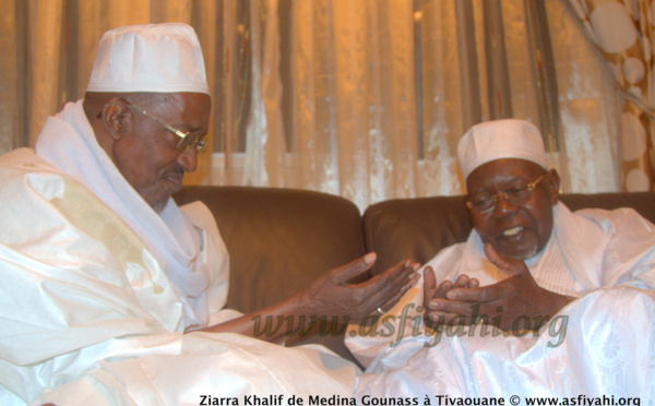 PHOTOS - FRATERNITÉ TIDIANE - Le Khalif de Medina Gounass Cheikh Amadou Tidiane Bâ, hôte de la ville sainte de Tivaouane 