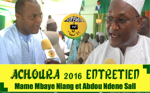 VIDEO - ZIARRA ACHOURA 2016 À TIVAOUANE - Entretien Avec les Ministres Mame Mbaye Niang et Abdou Ndéné Sall
