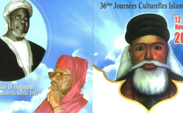 36éme Édition des Journées Cheikh Ahmed Tidiane Cherif (rta): Les 12 et 13 Novembre 2016 à la Grande Mosquée de Dakar; PARRAIN D'HONNEUR: Cheikh Ibrahima Niasse  (rta) 