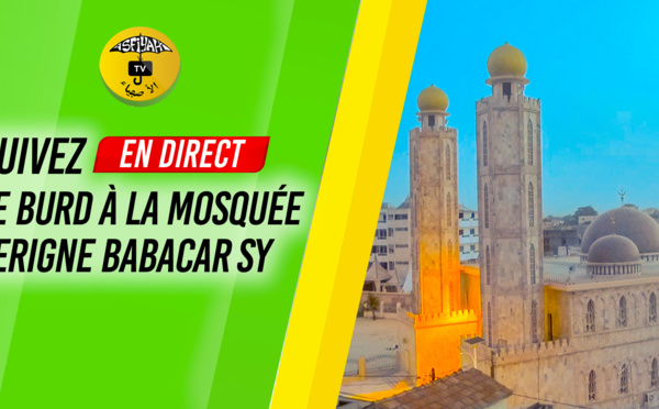 REPLAY - DIFFÉRÉ - BURD EN DIRECT - Tivaouane Mosquée Serigne Babacar Sy (Nuit 3, Vendredi 2 Decembre)