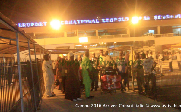 PHOTOS - GAMOU TIVAOUANE 2016 - Les Images de l'arrivée du Vol Spécial Gamou en provenance de l'Italie 