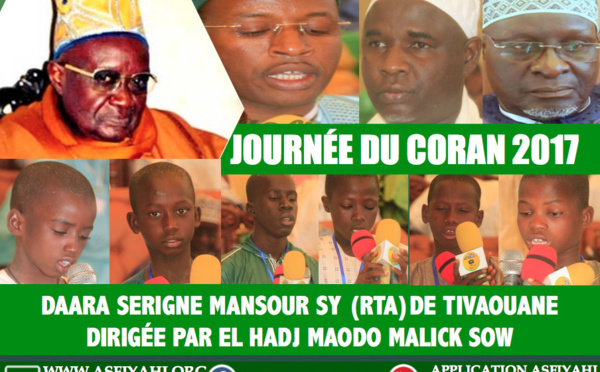 VIDEO - 21 JANVIER 2017 À TIVAOUANE - Suivez la journée du Coran du Daara Serigne Mansour Sy, dirigée par El hadj Maodo Malick  Sow