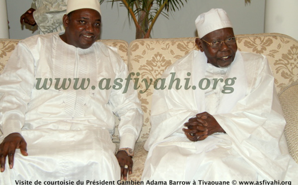 PHOTOS - Les Images de la Réception du President Gambien Adama Barrow à Tivaouane, ce Vendredi 3 Mars 2017