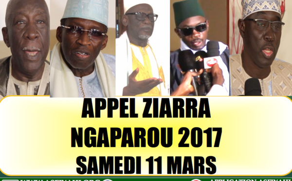 VIDEO - Suivez l'avant-premiere de la Ziarra Annuelle de Ngaparou 2017 dédiée à El Hadj Elimane et  Ibrahima Sakho, Samedi 11 Mars 2017
