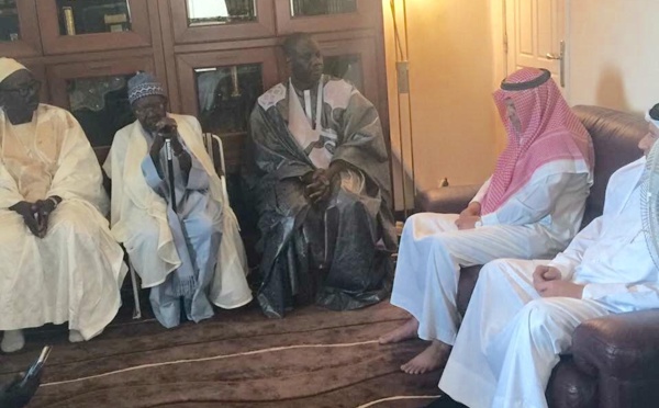 RAPPEL À DIEU D'AL MAKTOUM: Les ambassadeurs des pays membres du  Conseil de Coopération du Golfe présentent leurs condoléances au Khalife Général des Tidianes