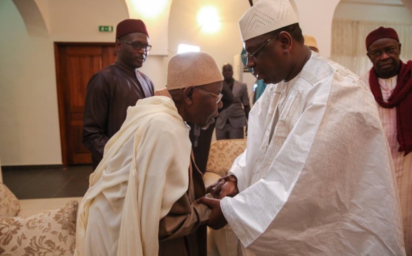 PHOTOS + AUDIOS - TIVAOUANE, 11 AVRIL 2017 - Visite de Courtoisie du Président Macky Sall au Khalif Général des Tidianes