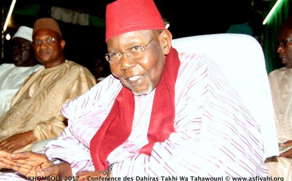 PHOTOS - KHOMBOLE 2017 - Les Images de la Conférence des Dahiras Takhi Wa Tahawouni présidée par le Khalif Général des Tidianes, Serigne Abdoul Aziz SY AL Amine 