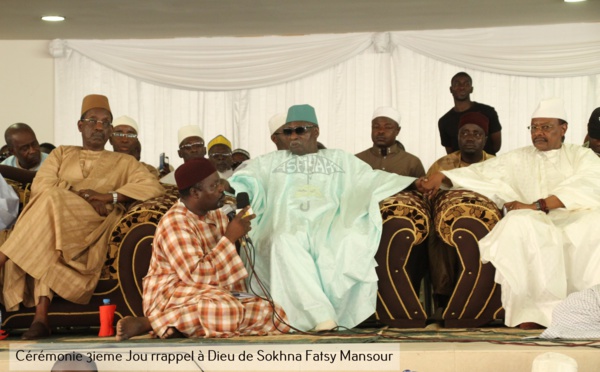 PHOTOS - Les images de la cérémonie du troisième jour du rappel à Dieu de Sokhna Fatsy Mansour