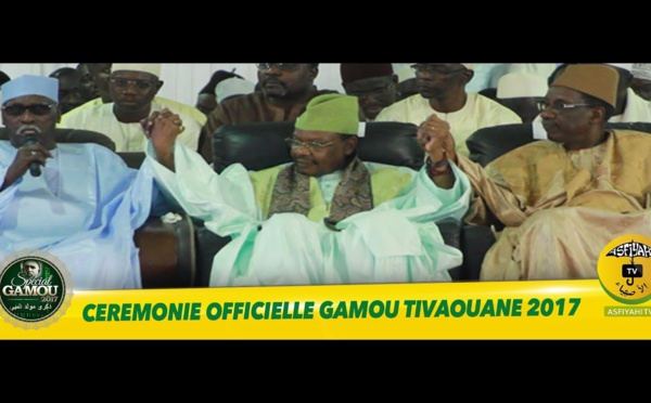 VIDEO - Cérémonie Officielle du Gamou de Tivaouane 2017 - "Béneu Djeumeu , Béneu Xalaat , Béneu Kaddu"