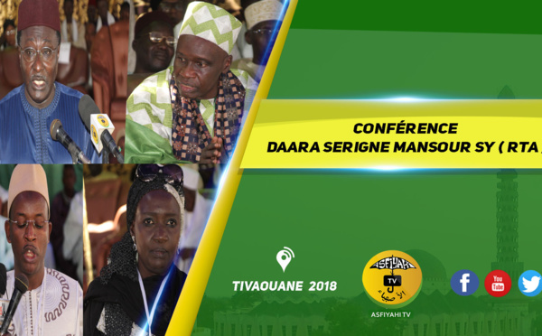 VIDEO - TIVAOUANE - Suivez la Conférence du Daara Serigne Mansour Sy de Tivaouane, présidée par Serigne Maodo SY Ibn Serigne Mbaye Sy Mansour, Serigne Mame Malick Sy Mansour 