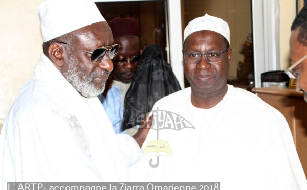 PHOTOS - VIDEO : L’ARTP accompagne la Ziarra Omarienne 2018 - Le DG Abdou Karim Sall reçu par Thierno Madani Tall