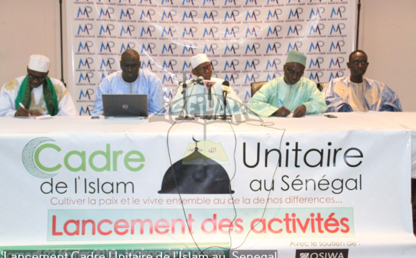 PHOTOS ET VIDEO - Lancement officiel des activités du Cadre Unitaire de l’Islam au Sénégal 