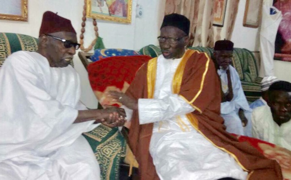 THIES - Visite de Serigne Mbaye Sy Mansour chez Serigne Mounirou Ndiéguene  