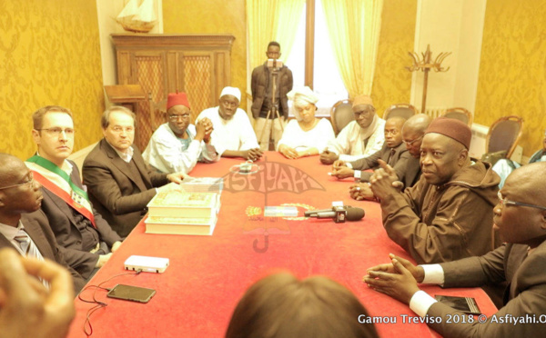 PHOTOS - GAMOU TREVISO 2018 - Les délégations officielles rencontrent le maire de la ville de Conegliano