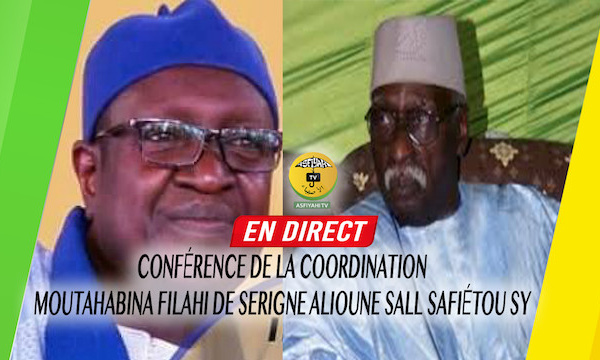 [REPLAY] DIAMALAYE - Revivez l'intégralité de la Conférence  Moutahabina FIlahi de Serigne Alioune Sall Safiétou SY, présidée par le Khalif Serigne Babacar SY Mansour 