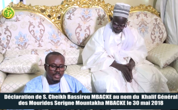 URGENT ! Importante déclaration du Khalif General des Mourides Serigne Mountakha Mbacké 