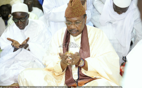 PHOTOS - TIVAOUANE - les Images de la Leylatoul Qadr 2018 à la Mosquée Serigne Babacar Sy sous la presidence de Serigne Pape Malick Sy