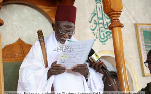 PHOTOS - KORITÉ 2018 À TIVAOUANE - Les Images de la Priere à la Mosquée Khalifa Babacar SY (rta)