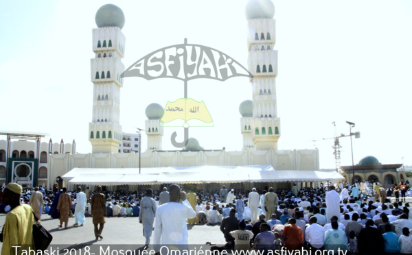 PHOTOS - TABASKI 2018 - Les Images de la Priere de la Tabaski 2018 à la Mosquée Omarienne de Dakar