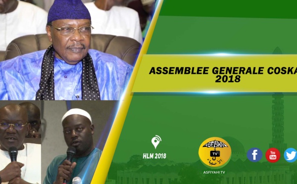 VIDEO - Suivez  la Cérémonie de Clôture de l'assemblée Générale du COSKAS, édition 2018