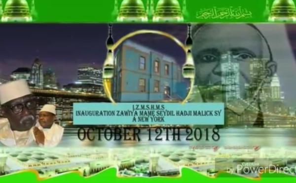Inauguration Zawiya de New York ce Vendredi 12 Octobre 2018: L’appel de la Jeunesse