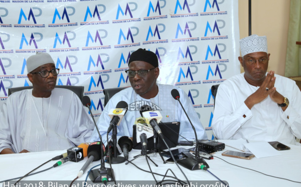 EN IMAGES - Point de Presse de la Délégation Générale au Pèlerinage aux Lieux saints de l'Islam du Sénégal: Hajj 2018 Bilan et Perspectives