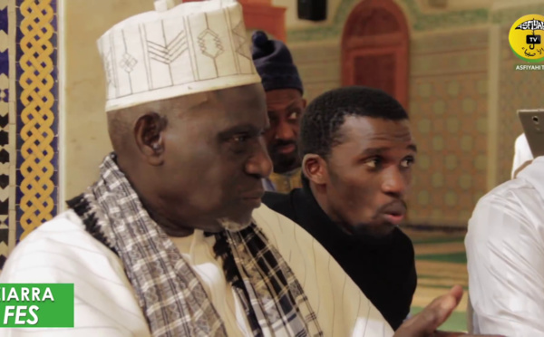 Vidéo : Suivez lors de sa ziarra à Zawiya Féz (2018) - Imam Moustapha Gueye se confie sur Seydina Cheikh et la Salatoul Fatihi