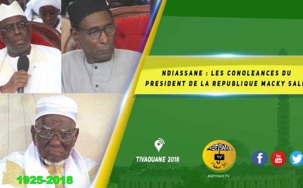 VIDEO -  NDIASSANE : Les condoléances du Président de la République Macky SALL suite au rappel à Dieu de Elhadji Mame Bou KOUNTA